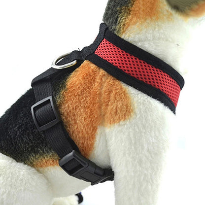 Colete para coleira ajustável macia e respirável Leleo Pets