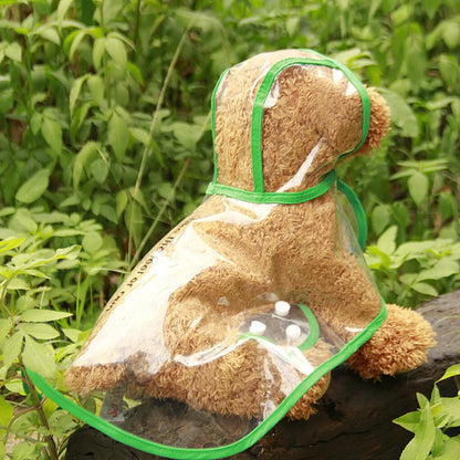 Capa de chuva impermeável para o amiguinho Leleo Pets