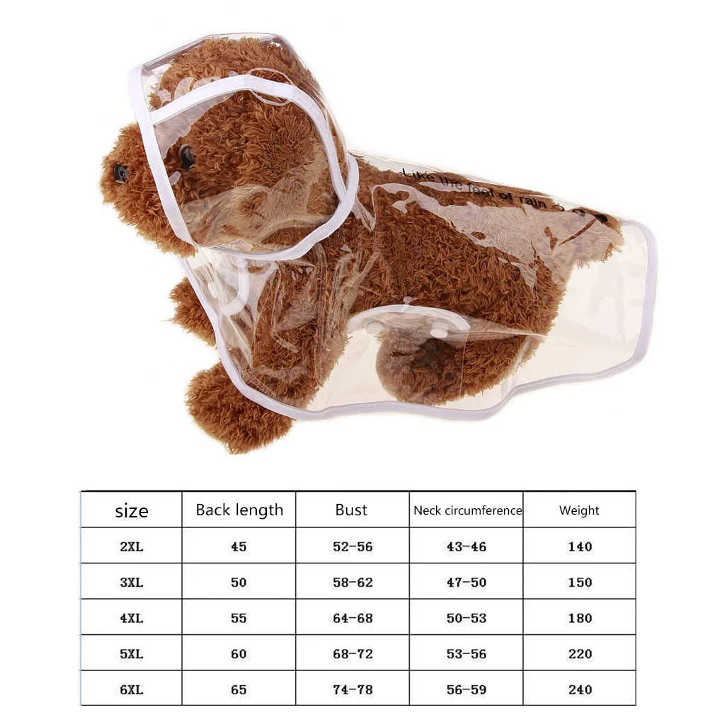 Capa de chuva impermeável para o amiguinho Leleo Pets