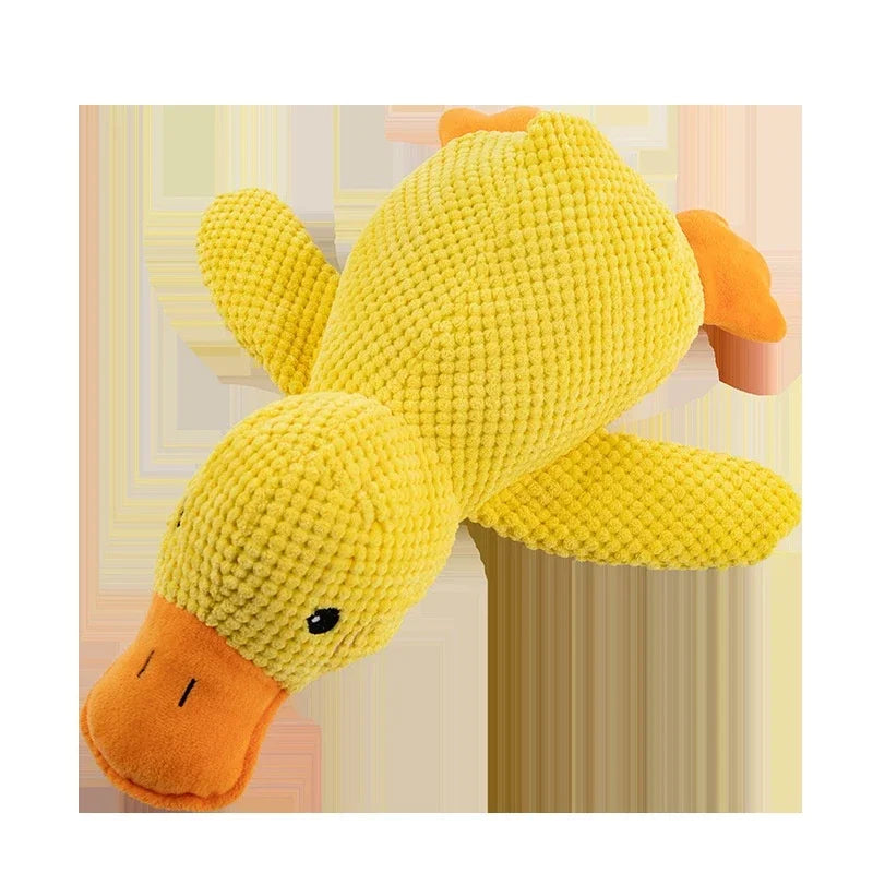 Brinquedo Patinho Fofo Interativo Resistente com Som Leleo Pets