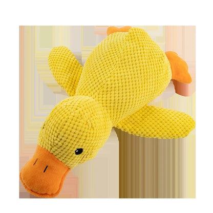 Brinquedo Patinho Fofo Interativo Resistente com Som Leleo Pets