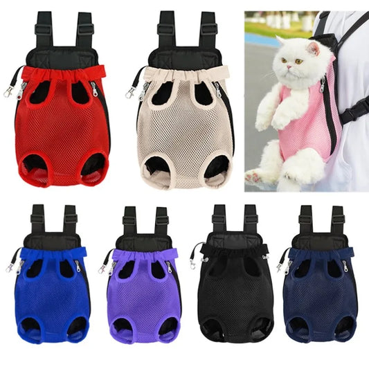 Mochila transportadora Bolsa frontal dupla respirável Leleo Pets