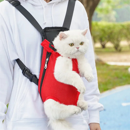 Mochila transportadora Bolsa frontal dupla respirável Leleo Pets