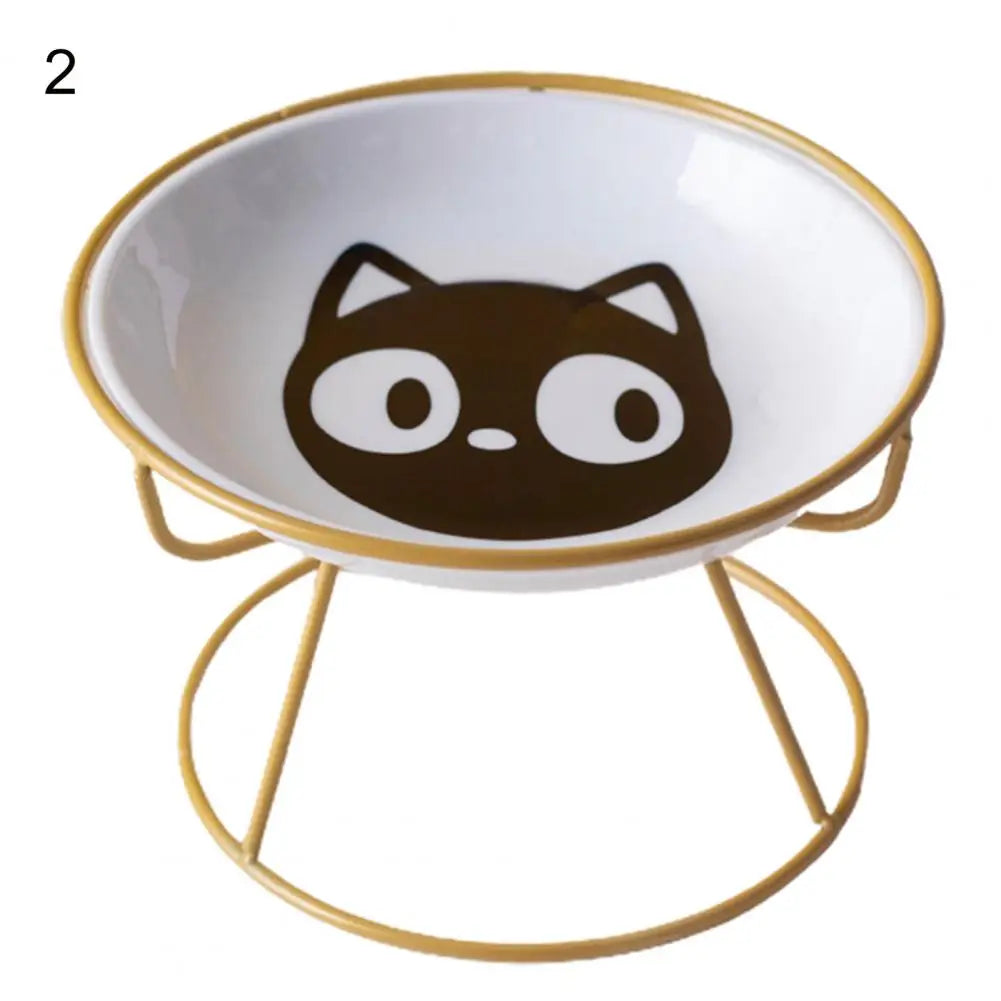 Comedouro Tigelinha Cerâmica Fofa Leleo Pets