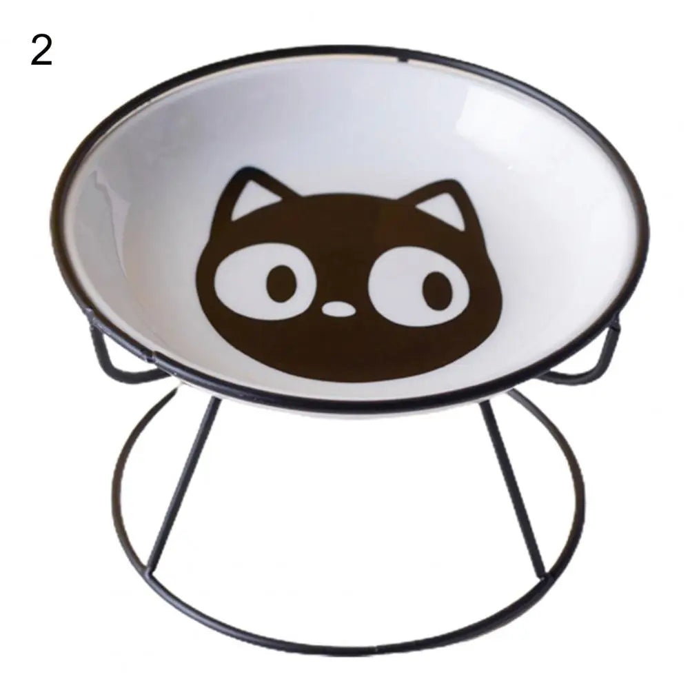 Comedouro Tigelinha Cerâmica Fofa Leleo Pets