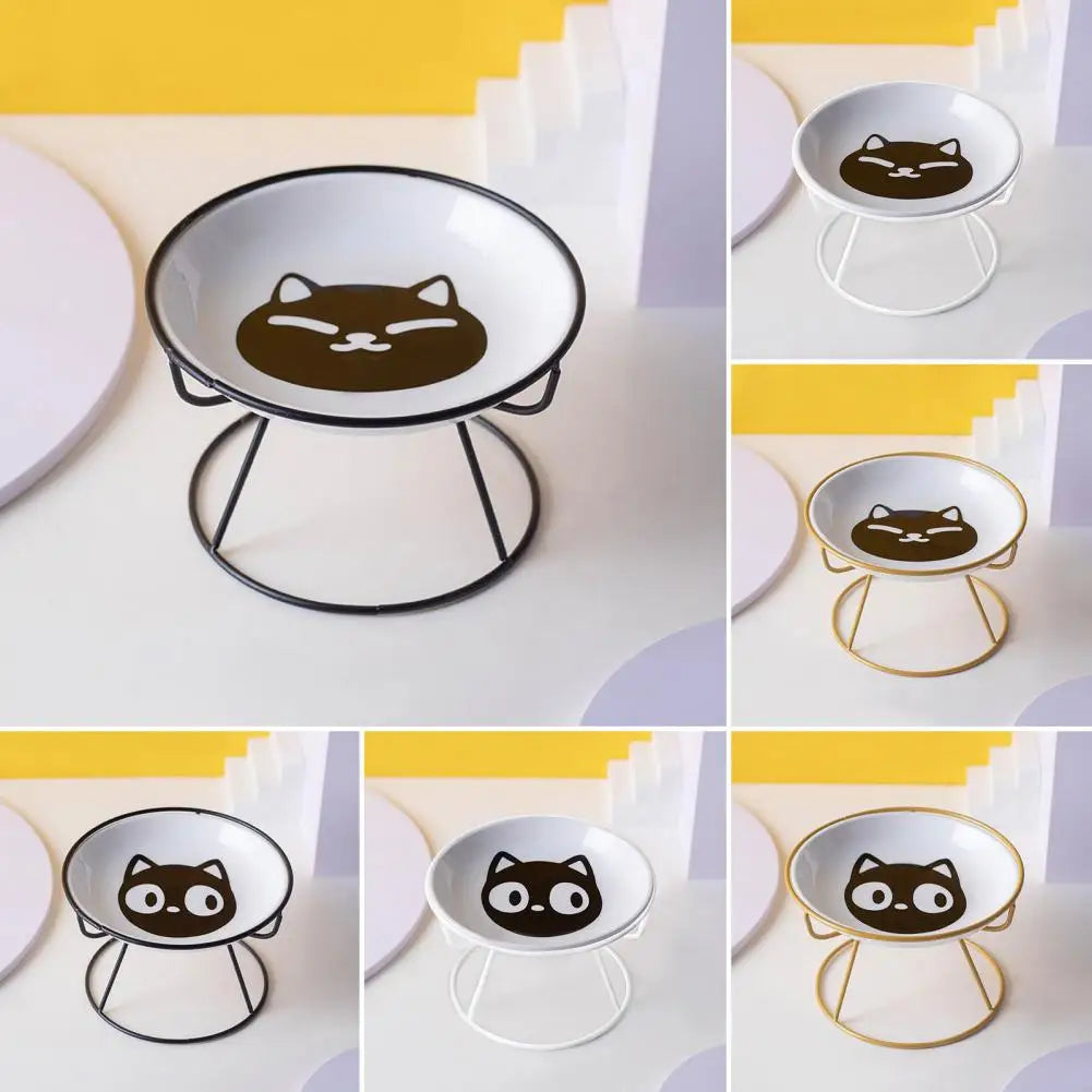 Comedouro Tigelinha Cerâmica Fofa Leleo Pets