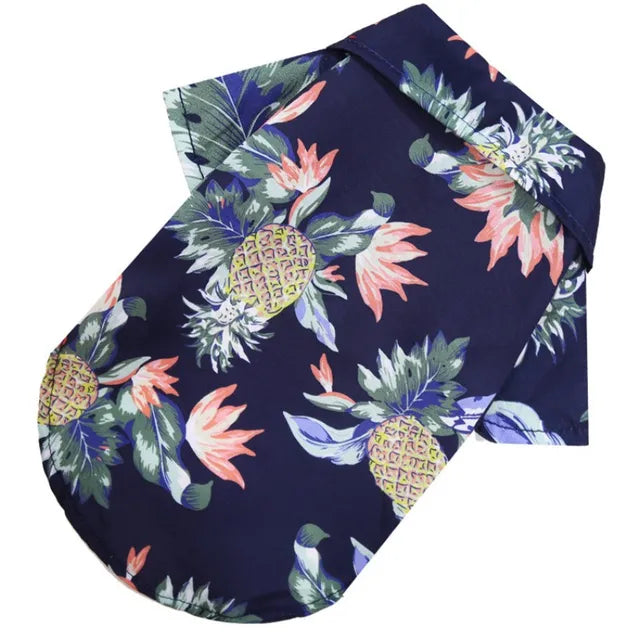 Camisa verão praia fofa Leleo Pets