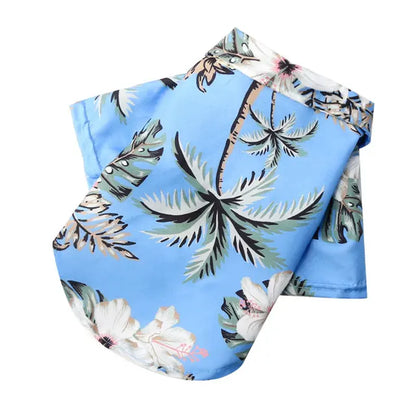 Camisa verão praia fofa Leleo Pets