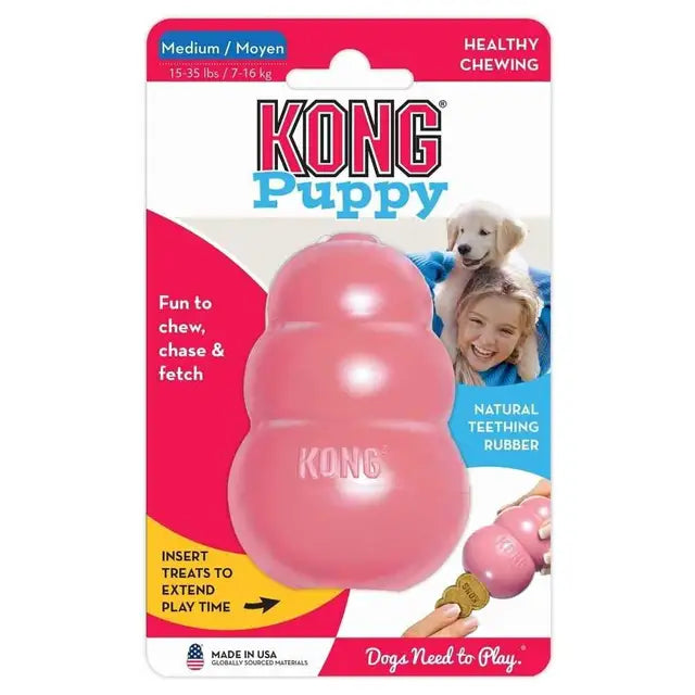 Brinquedo Mordedor com Dispenser para Petisco Kong Classic Leleo Pets