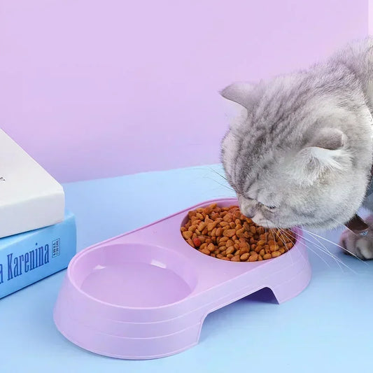 Comedouro Tigelinha dupla comida e água Leleo Pets
