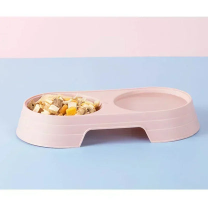Comedouro Tigelinha dupla comida e água Leleo Pets