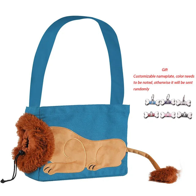 Bolsa de ombro Fofa para Gato Lavável transportadora Leleo Pets