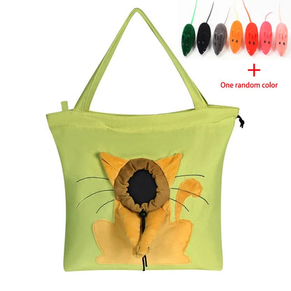 Bolsa de ombro Fofa para Gato Lavável transportadora Leleo Pets