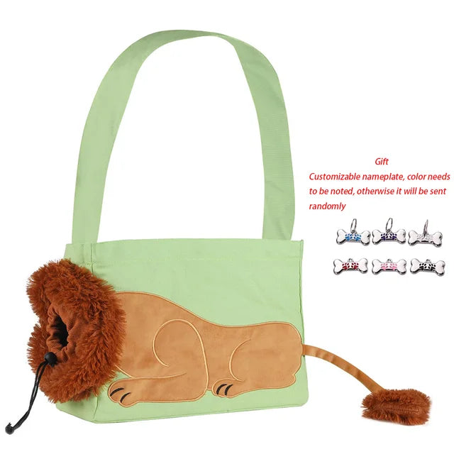 Bolsa de ombro Fofa para Gato Lavável transportadora Leleo Pets
