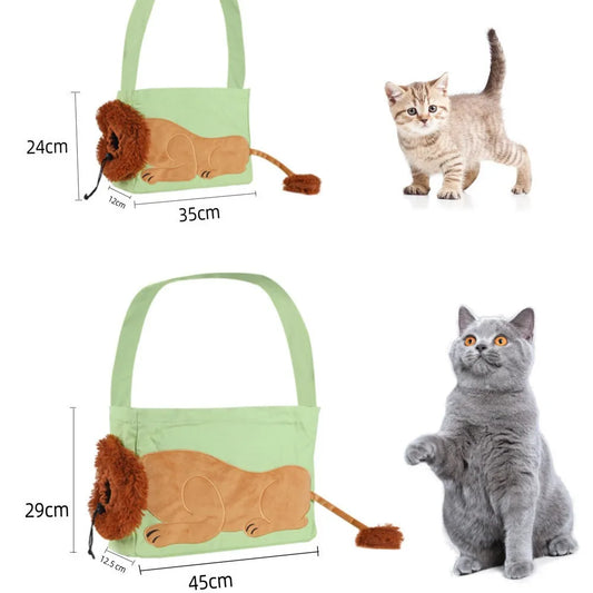 Bolsa de ombro Fofa para Gato Lavável transportadora Leleo Pets