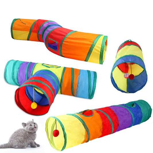 Brinquedo Túnel grande Gatos Leleo Pets