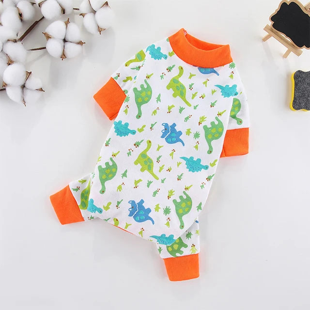 Pijaminha quentinho de algodão fofo Leleo Pets