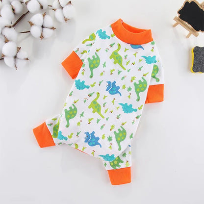 Pijaminha quentinho de algodão fofo Leleo Pets