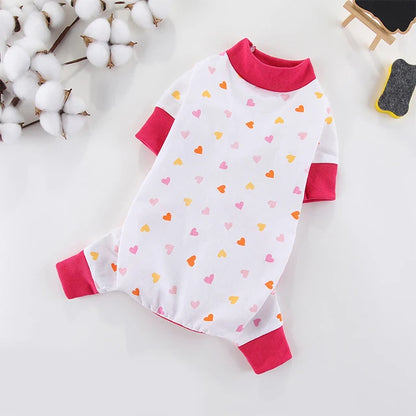 Pijaminha quentinho de algodão fofo Leleo Pets