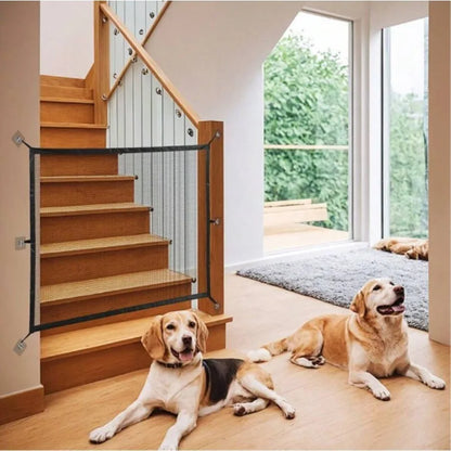 portão retrátil de malha Leleo Pets