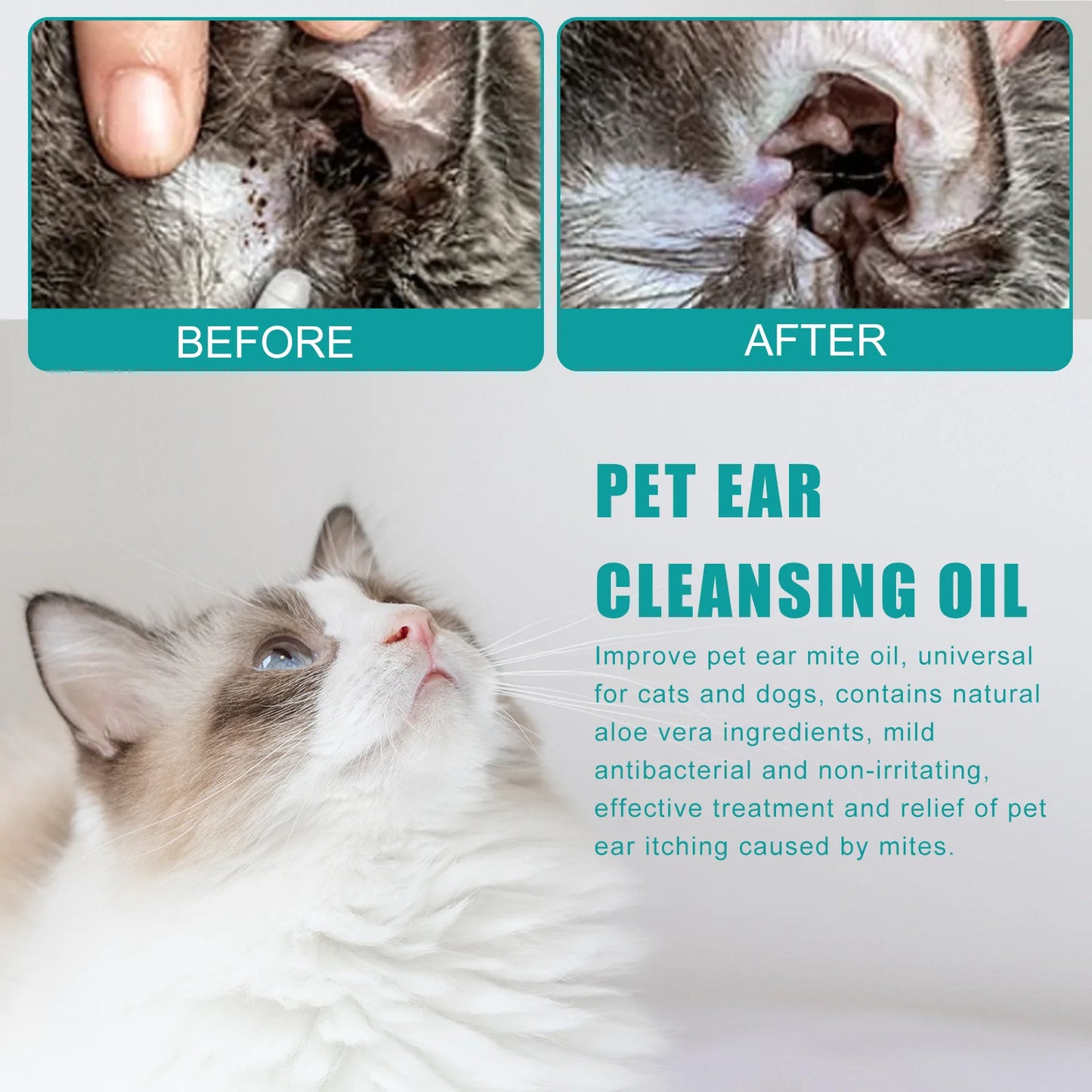 Limpador de Orelha 30ml Leleo Pets