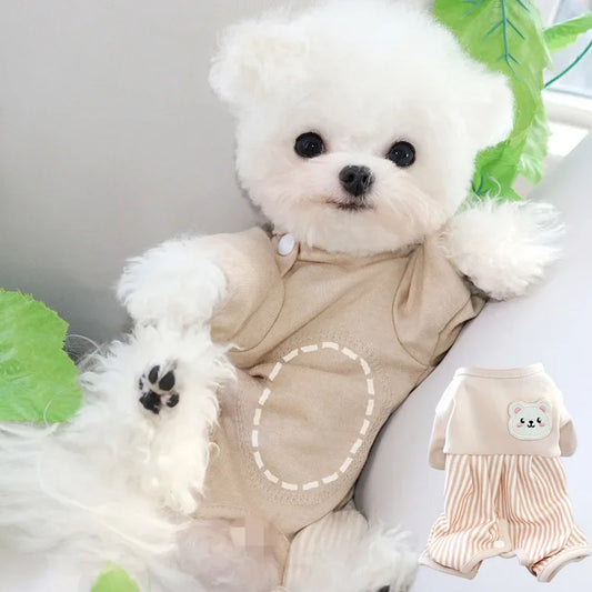 Pijaminha fofo de animalzinho para pequenos dogs Leleo Pets