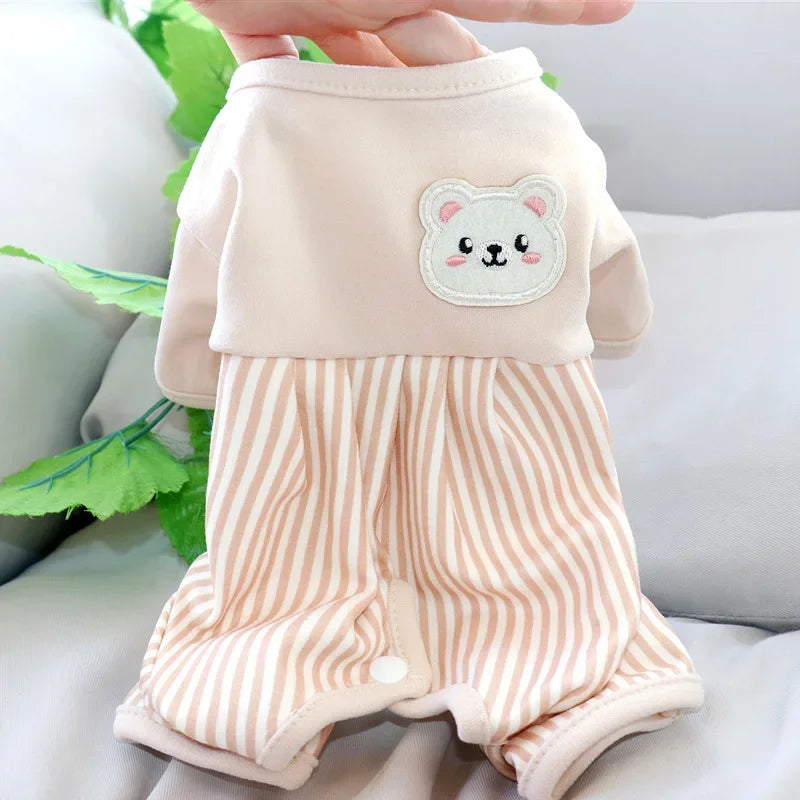 Pijaminha fofo de animalzinho para pequenos dogs Leleo Pets