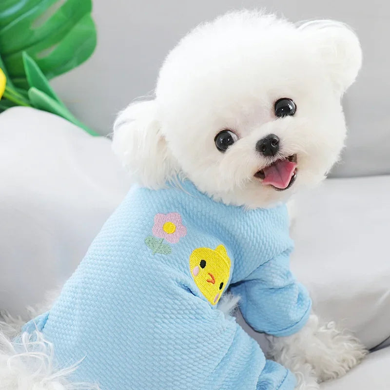 Pijaminha fofo de animalzinho para pequenos dogs Leleo Pets