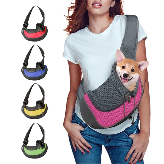 Bolsa de ombro transportadora Leleo Pets