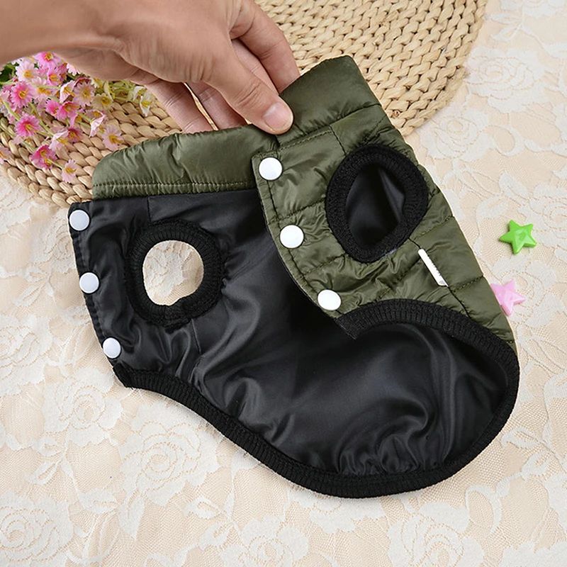 Jaqueta puffer Dupla face The Dog Face - Leleo Pets