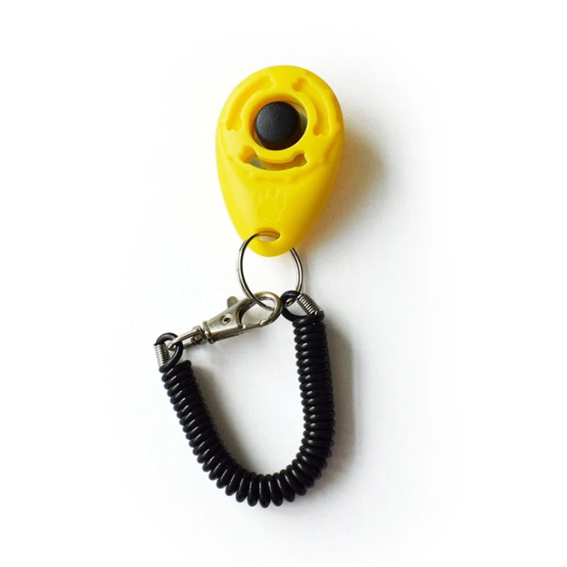 Clicker adestramento com som e pulseira ajustável - Leleo Pets