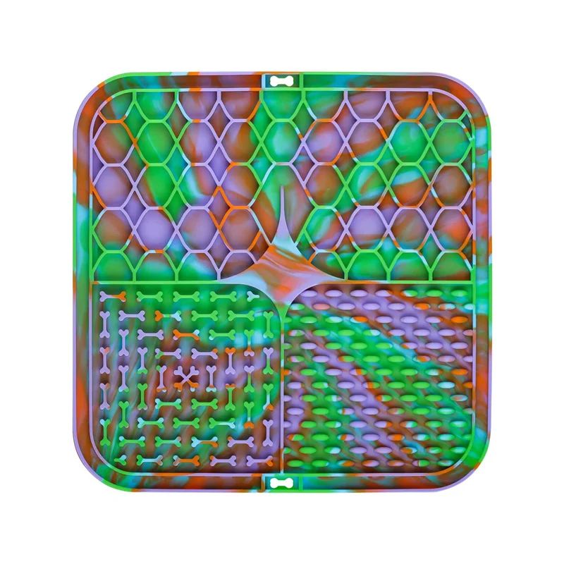 Tapete (comedouro) para lamber de silicone - Leleo Pets