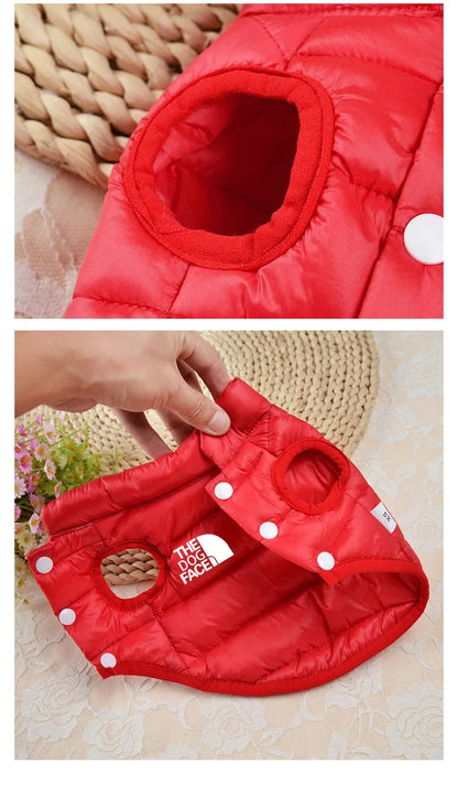 Jaqueta puffer Dupla face The Dog Face - Leleo Pets