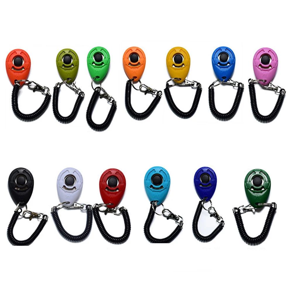 Clicker adestramento com som e pulseira ajustável - Leleo Pets