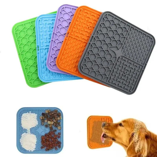 Tapete (comedouro) para lamber de silicone - Leleo Pets