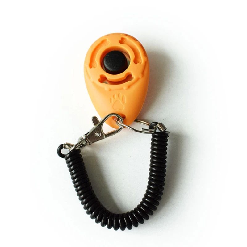 Clicker adestramento com som e pulseira ajustável - Leleo Pets