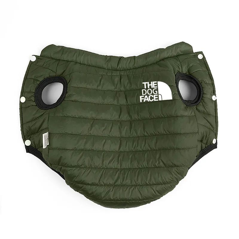 Jaqueta puffer Dupla face The Dog Face - Leleo Pets