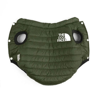 Jaqueta puffer Dupla face The Dog Face - Leleo Pets