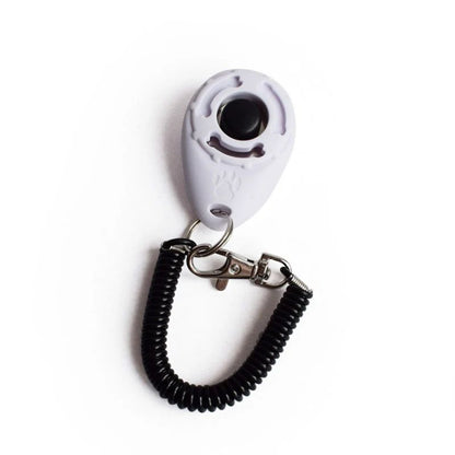Clicker adestramento com som e pulseira ajustável - Leleo Pets