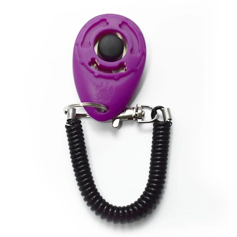 Clicker adestramento com som e pulseira ajustável - Leleo Pets
