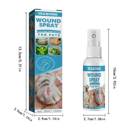 Spray 30ml efeito anti-coceira e alívio na pele - Leleo Pets