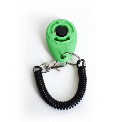 Clicker adestramento com som e pulseira ajustável - Leleo Pets