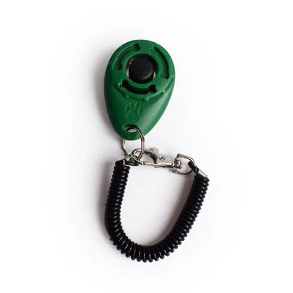 Clicker adestramento com som e pulseira ajustável - Leleo Pets