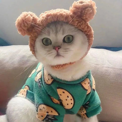 toquinha fofinha para protecão da orelhinha no frio Leleo Pets