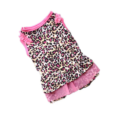 Vestido Leopardo Fofo Leleo Pets