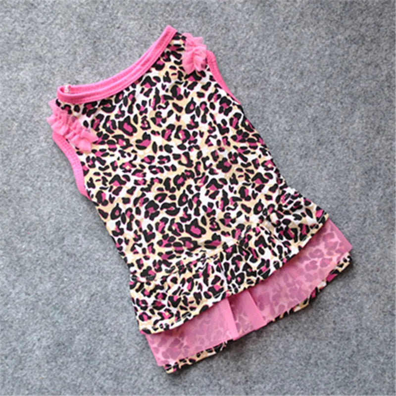 Vestido Leopardo Fofo Leleo Pets