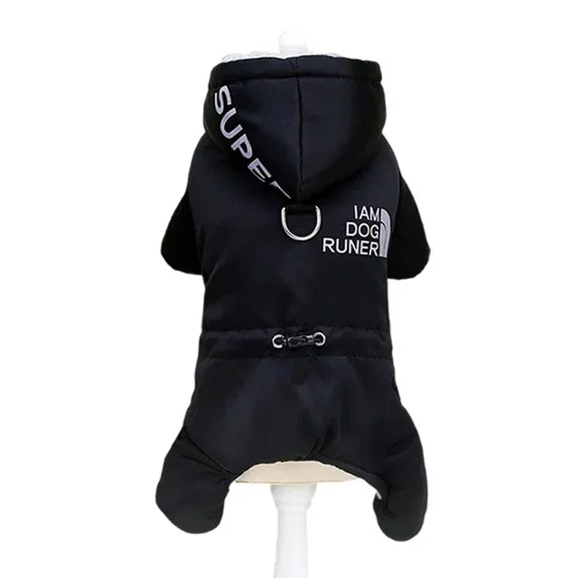 Roupas de inverno para cães de estimação, jaqueta superquente, casaco de algodão grosso, à prova d'água Leleo Pets