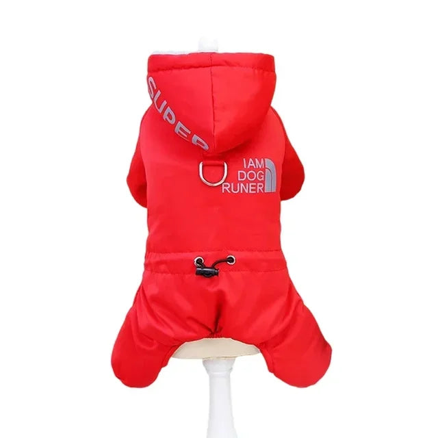 Roupas de inverno para cães de estimação, jaqueta superquente, casaco de algodão grosso, à prova d'água Leleo Pets