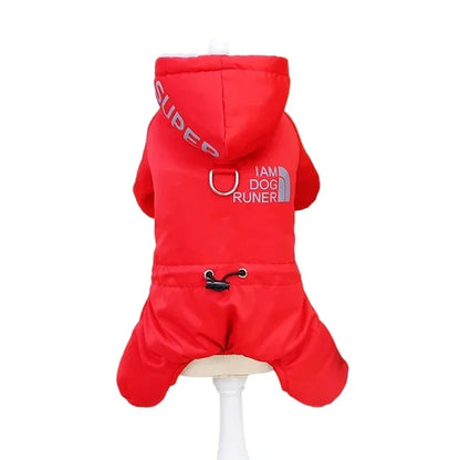Roupas de inverno para cães de estimação, jaqueta superquente, casaco de algodão grosso, à prova d'água Leleo Pets