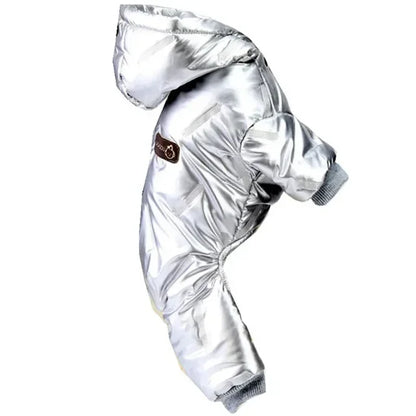 Roupas de inverno para cães de estimação, jaqueta superquente, casaco de algodão grosso, à prova d'água Leleo Pets